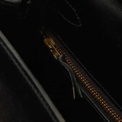 Hermes Black Leather Gold Hardware Kelly Retourne 28 Bag For Women -Deals Hermes Store luxury women hermes used handbags p269700 001