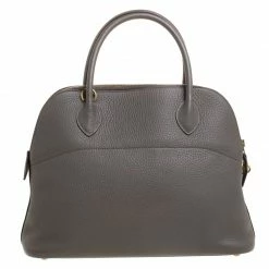 Hermes Etain Clemence Leather Bolide 31 Bag For Women -Deals Hermes Store luxury women hermes used handbags p269856 008