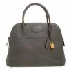 Hermes Etain Clemence Leather Bolide 31 Bag For Women 2 Hermes Etain Clemence Leather Bolide 31 Bag For Women -Deals Hermes Store luxury women hermes used handbags p269856 011