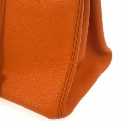 Hermes Orange Togo Leather 35cm Birkin Bag With Palladium Hardware For Women 36 Hermes Orange Togo Leather 35cm Birkin Bag With Palladium Hardware For Women -Deals Hermes Store luxury women hermes used handbags p27021 016