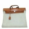 Hermes Beige/Brown Canvas Her Bag For Women 2 Hermes Beige/Brown Canvas Her Bag For Women -Deals Hermes Store luxury women hermes used handbags p270299 001