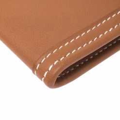 Hermes Gold Swift Leather Elan 29 Jige Clutch For Women -Deals Hermes Store luxury women hermes used handbags p271176 007