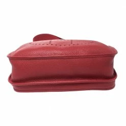 Hermes Bouganvillea Togo Leather Evelyne III PM Bag For Women -Deals Hermes Store luxury women hermes used handbags p271528 008