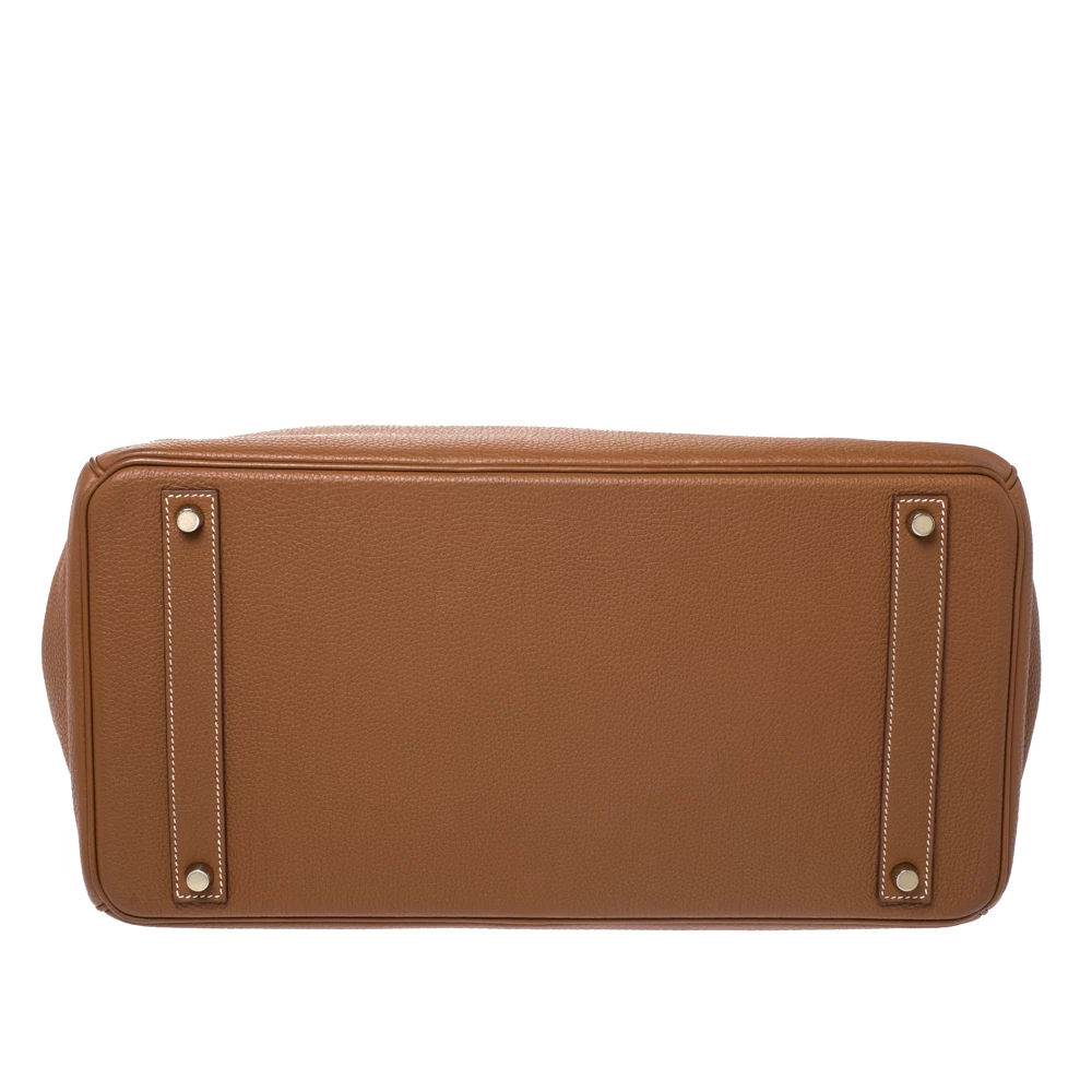 Hermes Caramel Togo Leather Gold Hardware Birkin 40 Bag For Women 9 Hermes Caramel Togo Leather Gold Hardware Birkin 40 Bag For Women - Image 7