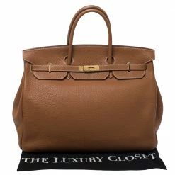 Hermes Caramel Togo Leather Gold Hardware Birkin 40 Bag For Women 27 Hermes Caramel Togo Leather Gold Hardware Birkin 40 Bag For Women -Deals Hermes Store luxury women hermes used handbags p272214 014