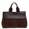 Hermes Brulee Canvas And Leather Valparaiso PM Bag For Women -Deals Hermes Store luxury women hermes used handbags p272636 002
