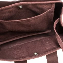 Hermes Brulee Canvas And Leather Valparaiso PM Bag For Women -Deals Hermes Store luxury women hermes used handbags p272636 1582016426 012