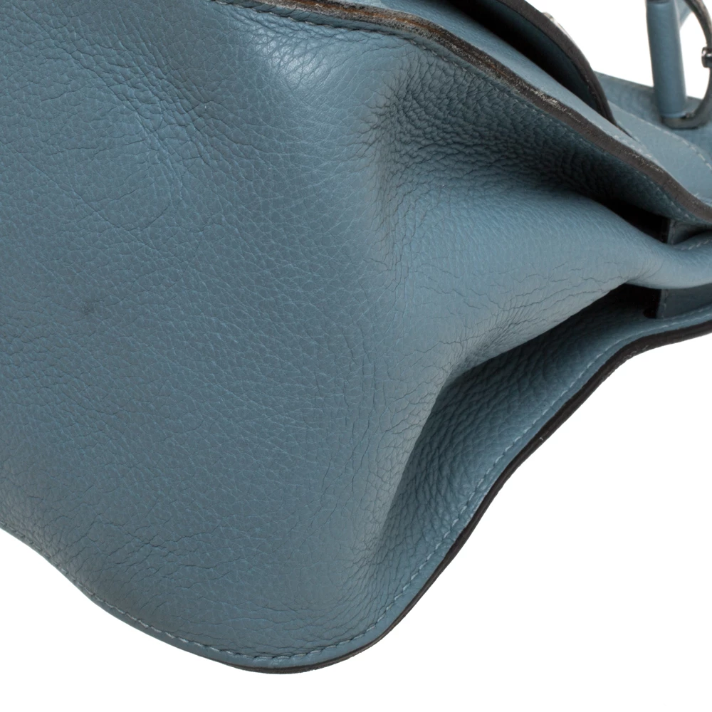 Hermes Ciel Ardennes Leather Jypsiere 34 Bag For Women 14 Hermes Ciel Ardennes Leather Jypsiere 34 Bag For Women - Image 12