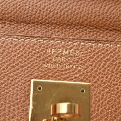 Hermes Brown Leather Gold Hardware Kelly 35 Bag For Women 25 Hermes Brown Leather Gold Hardware Kelly 35 Bag For Women -Deals Hermes Store luxury women hermes used handbags p273423 004