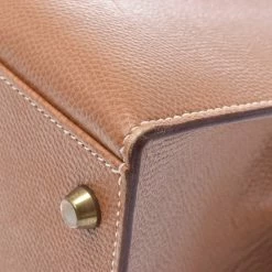 Hermes Brown Leather Gold Hardware Kelly 35 Bag For Women 35 Hermes Brown Leather Gold Hardware Kelly 35 Bag For Women -Deals Hermes Store luxury women hermes used handbags p273423 015
