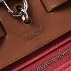 Hermes Bougainvillea/Natural Canvas And Leather Herbag Zip 31 Bag For Women -Deals Hermes Store luxury women hermes used handbags p273733 009