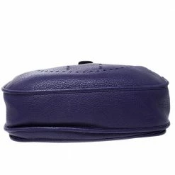 Hermes Ultraviolet Clemence Leather Evelyne III GM Bag For Women 19 Hermes Ultraviolet Clemence Leather Evelyne III GM Bag For Women -Deals Hermes Store luxury women hermes used handbags p274252 004