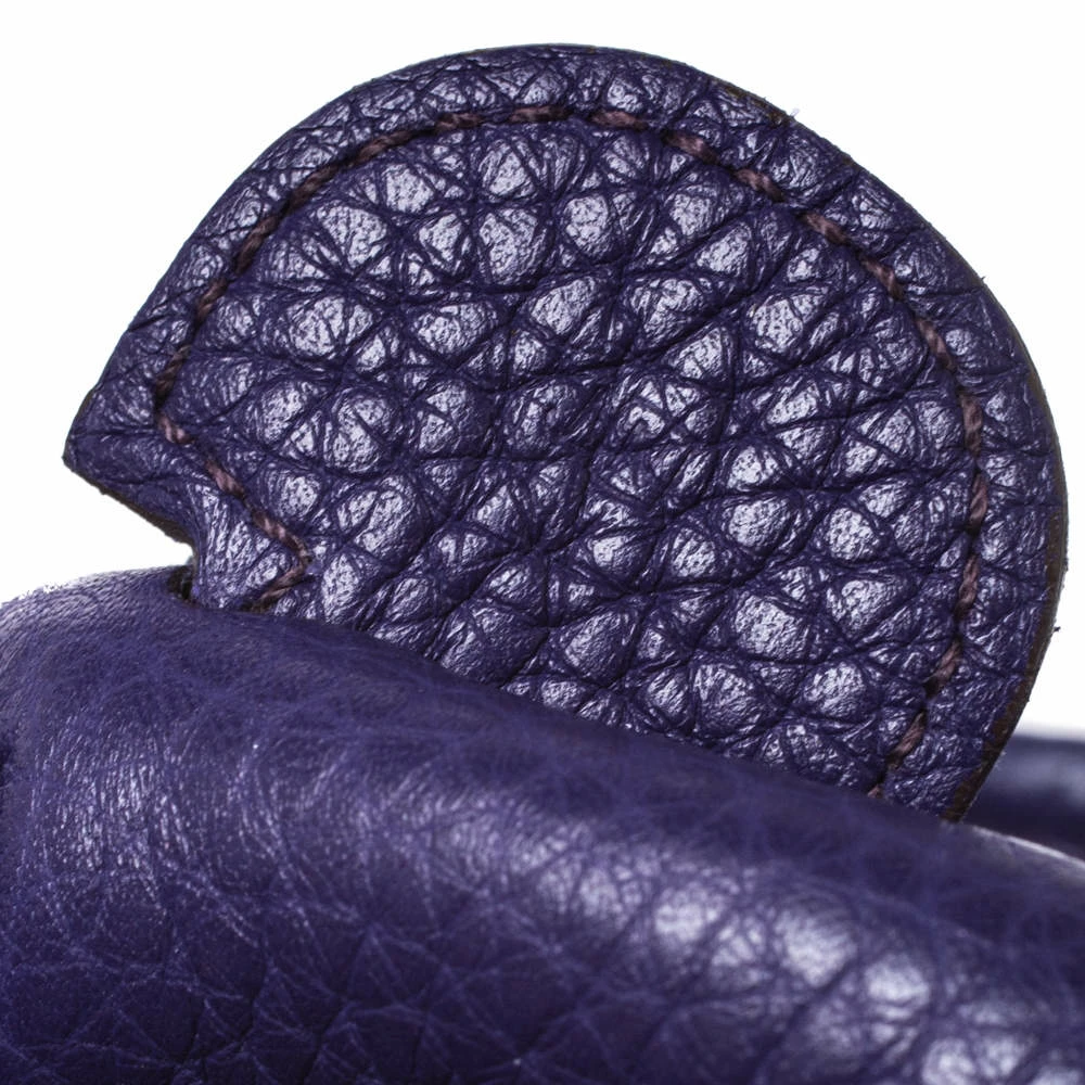 Hermes Ultraviolet Clemence Leather Evelyne III GM Bag For Women 10 Hermes Ultraviolet Clemence Leather Evelyne III GM Bag For Women - Image 8