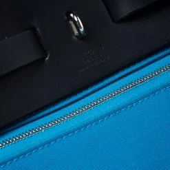 Hermes Blue Indigo/Blue Zanzibar Canvas And Leather Herbag Zip 39 Bag For Women -Deals Hermes Store luxury women hermes used handbags p274257 008