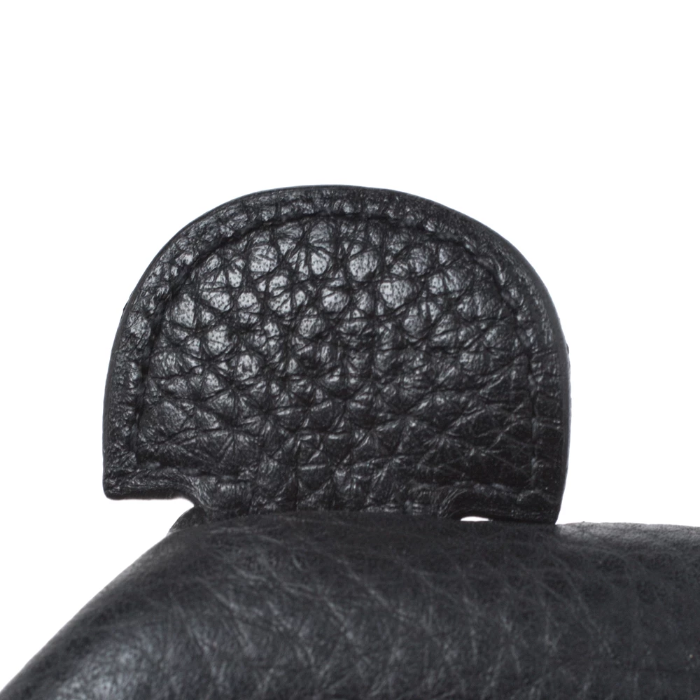 Hermes Black Clemence Leather Evelyne III GM Bag For Women 10 Hermes Black Clemence Leather Evelyne III GM Bag For Women - Image 8