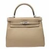 Hermes Trench Togo Leather Palladium Hardware Kelly Retourne 28 Bag For Women 1 Hermes Trench Togo Leather Palladium Hardware Kelly Retourne 28 Bag For Women -Deals Hermes Store luxury women hermes used handbags p274492 017