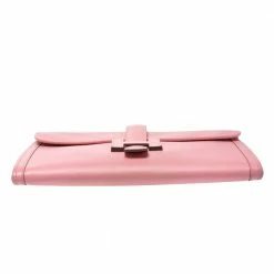Hermes Rose Confetti Epsom Leather Jige PM Clutch For Women -Deals Hermes Store luxury women hermes used handbags p274502 012