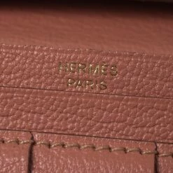 Hermes Rosy Chevre Mysore Leather Bearn Gusset Wallet For Women -Deals Hermes Store luxury women hermes used handbags p275361 004