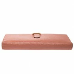 Hermes Rosy Chevre Mysore Leather Bearn Gusset Wallet For Women -Deals Hermes Store luxury women hermes used handbags p275361 011
