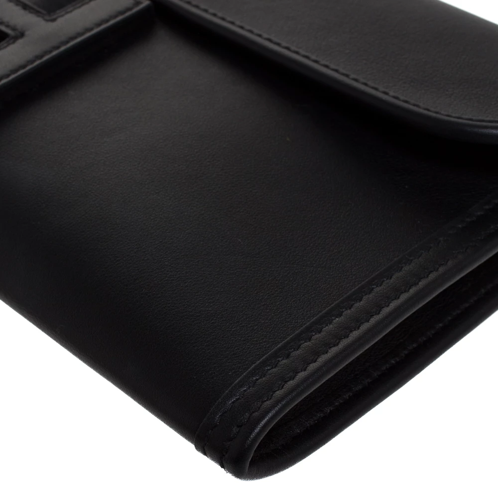 Hermes Black Swift Leather Elan Jige 29 Clutch For Women 13 Hermes Black Swift Leather Elan Jige 29 Clutch For Women - Image 11