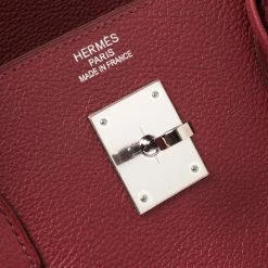 Hermes Rouge Vif Vache Liegee Leather Palladium Hardware Birkin 40 Bag For Women 24 Hermes Rouge Vif Vache Liegee Leather Palladium Hardware Birkin 40 Bag For Women -Deals Hermes Store luxury women hermes used handbags p276526 003