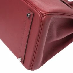 Hermes Rouge Vif Vache Liegee Leather Palladium Hardware Birkin 40 Bag For Women 27 Hermes Rouge Vif Vache Liegee Leather Palladium Hardware Birkin 40 Bag For Women -Deals Hermes Store luxury women hermes used handbags p276526 011