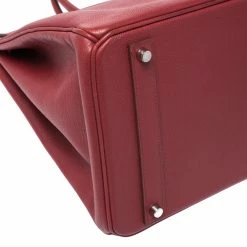 Hermes Rouge Vif Vache Liegee Leather Palladium Hardware Birkin 40 Bag For Women 26 Hermes Rouge Vif Vache Liegee Leather Palladium Hardware Birkin 40 Bag For Women -Deals Hermes Store luxury women hermes used handbags p276526 012