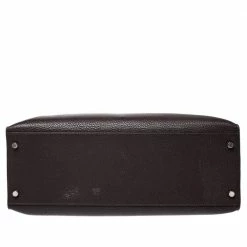Hermes Cacao Togo Leather Palladium Hardware Kelly Sellier 35 Bag For Women -Deals Hermes Store luxury women hermes used handbags p277088 009