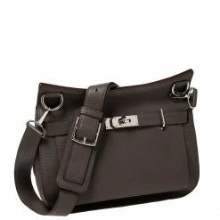 Hermes Taupe Grye Togo Leather Jypsiere 31 Bag For Women -Deals Hermes Store luxury women hermes used handbags p277611 003