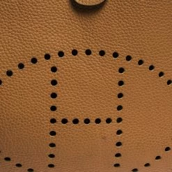 Hermes Feu Orange Togo Leather Evelyne III GM Bag For Women -Deals Hermes Store luxury women hermes used handbags p279094 007