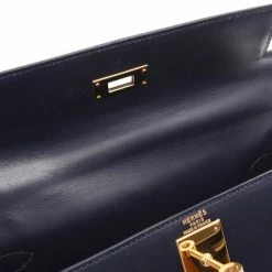 Hermes Black Calf Leather Gold Hardware Kelly Retourne 28 Bag For Women -Deals Hermes Store luxury women hermes used handbags p280248 007