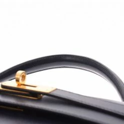 Hermes Black Calf Leather Gold Hardware Kelly Retourne 28 Bag For Women -Deals Hermes Store luxury women hermes used handbags p280248 015