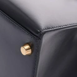 Hermes Black Calf Leather Gold Hardware Kelly Retourne 28 Bag For Women -Deals Hermes Store luxury women hermes used handbags p280248 018