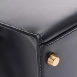 Hermes Black Calf Leather Gold Hardware Kelly Retourne 28 Bag For Women -Deals Hermes Store luxury women hermes used handbags p280248 019