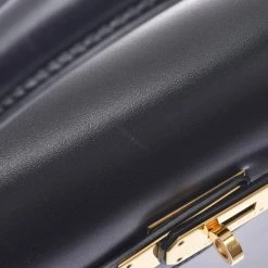 Hermes Black Calf Leather Gold Hardware Kelly 32 Bag For Women -Deals Hermes Store luxury women hermes used handbags p280253 006