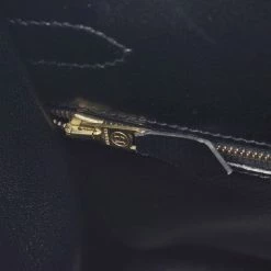 Hermes Black Calf Leather Gold Hardware Kelly 32 Bag For Women -Deals Hermes Store luxury women hermes used handbags p280253 013