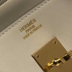 Hermes Beton Swift Leather Gold Hardware Birkin 35 Bag For Women -Deals Hermes Store luxury women hermes used handbags p280654 005