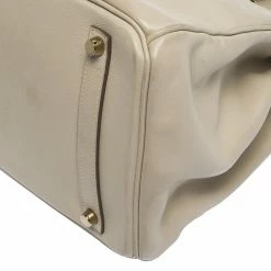 Hermes Beton Swift Leather Gold Hardware Birkin 35 Bag For Women -Deals Hermes Store luxury women hermes used handbags p280654 009