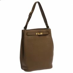 Hermes Cognac Togo Leather So Kelly 26 Bag For Women 17 Hermes Cognac Togo Leather So Kelly 26 Bag For Women -Deals Hermes Store luxury women hermes used handbags p280660 008