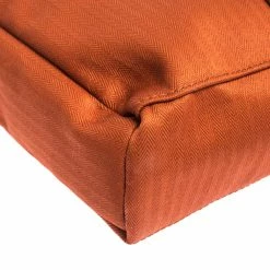 Hermes Orange Toile Canvas And Leather Acapulco Messenger Bag For Women -Deals Hermes Store luxury women hermes used handbags p281179 005