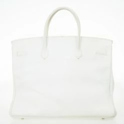 Hermes Blanc Togo Calfskin Gold Hardware Birkin 40 For Women -Deals Hermes Store luxury women hermes used handbags p28436 004