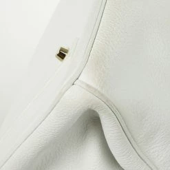 Hermes Blanc Togo Calfskin Gold Hardware Birkin 40 For Women -Deals Hermes Store luxury women hermes used handbags p28436 013