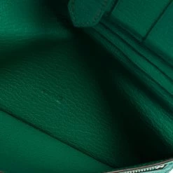 Hermes Menthe Chevre Leather Bearn Gusset Wallet For Women -Deals Hermes Store luxury women hermes used handbags p284779 003