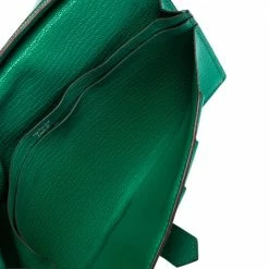 Hermes Menthe Chevre Leather Bearn Gusset Wallet For Women -Deals Hermes Store luxury women hermes used handbags p284779 004