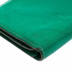 Hermes Menthe Chevre Leather Bearn Gusset Wallet For Women -Deals Hermes Store luxury women hermes used handbags p284779 007