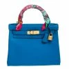 Hermes Blue Hydra Evercolor Leather Gold Hardware Kelly Retourne 28 Bag For Women -Deals Hermes Store luxury women hermes used handbags p287736 001