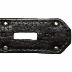 Hermes Beige Canvas And Ebene Clemence Leather Palladium Hardware HAC Birkin 50 Bag For Women 27 Hermes Beige Canvas And Ebene Clemence Leather Palladium Hardware HAC Birkin 50 Bag For Women -Deals Hermes Store luxury women hermes used handbags p287757 012