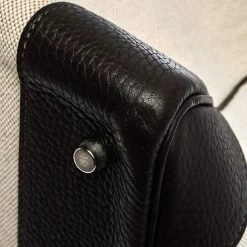 Hermes Beige Canvas And Ebene Clemence Leather Palladium Hardware HAC Birkin 50 Bag For Women 32 Hermes Beige Canvas And Ebene Clemence Leather Palladium Hardware HAC Birkin 50 Bag For Women -Deals Hermes Store luxury women hermes used handbags p287757 016