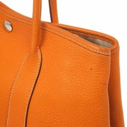 Hermes Canvas Leather Garden Party TPM Tote Bag For Women -Deals Hermes Store luxury women hermes used handbags p29207 0007
