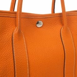 Hermes Canvas Leather Garden Party TPM Tote Bag For Women -Deals Hermes Store luxury women hermes used handbags p29207 0008
